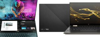 Laptop category with gaming, productivity and business laptops available now